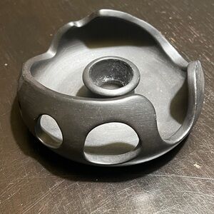 Clay candlestick holder from Hungary